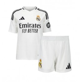 Real Madrid Thuis tenue Kids 2024-25 Korte Mouw (+ Korte broeken)